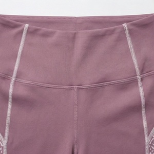 High Quality Womens High Waisted Yoga Pants Casual Solid Fitness Activewear Clothing New Arrival With Customized Color - Product Image 4