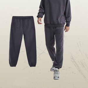 Nuevo Producto Otoño Invierno, Conjunto de Sudadera con Capucha de Forro Polar de 360g, Color Sólido, Estilo Holgado y Afelpado, Marca Europea y Americana de Moda - Product Image 3