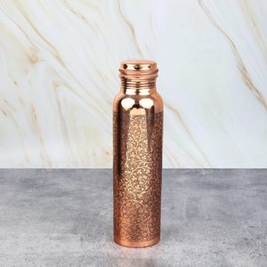 Botella de Agua de Cobre con Logotipo Personalizado, 950 ml, a Prueba de Fugas, Portátil, Ecológica, Premium, Hecha a Mano, Calidad de Exportación - Product Image 3