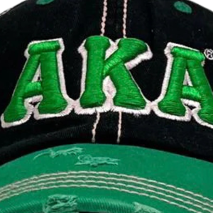 AKA Black & Green Hat Embroidered Letter Baseball <b>Cap</b> Adjustable Cotton Headwear Casual Fashion <b>Vintage</b> Style <b>Cap</b> for Men Women - Product Image 6