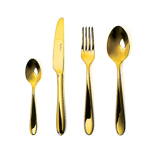 Ensemble de couverts en métal pour restaurant, mariage, Noël, couverts en acier inoxydable doré, couverts en acier miroir - Product Image 2