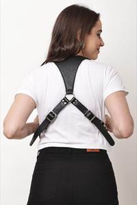 Mochila Táctica Oxford Negra FAZMAX CORPORATION, Unisex, con Diseño Ergonómico, Múltiples Bolsillos, Forro de Cuero Genuino y Cierre de Cremallera - Product Image 2
