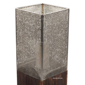 Nuevo Portavelas de Madera de Mango Marrón Único, Especial para Ramadán y Navidad, Hecho a Mano con Corte Láser, Elegante para Interiores y Exteriores - Product Image 4