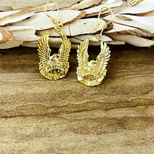 Pendientes Colgantes de Latón Bohemio con Diseño de Águila, Favoritos del Mercado, Chapados en Oro de 18K, con Ganchos de Animales Tribales para Mujer, Venta al por Mayor/OEM/ODM - Product Image 4