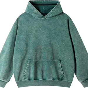 Sudadera con Capucha Extra Grande de Algodón Grueso Lavado para Mujer, con Estilo Vintage para Ropa Casual - Product Image 6