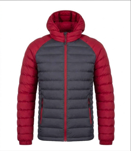 Custom Men Padded Winter Coats Quilted Down Jacket With Hood - Product Image 4