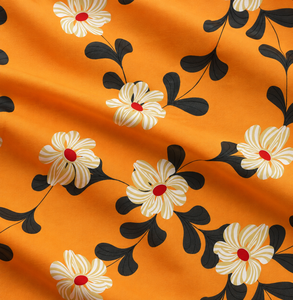 Échantillon Gratuit Tissu Popeline 100% Coton Peigné Biologique Personnalisé Imprimé Numérique Fleurs Robes Chemises Vêtements pour Femmes et Garçons - Product Image 3