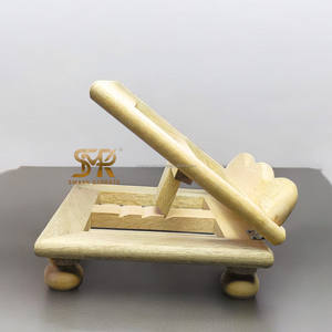Support de lecture en bois réglable écologique, pliable, fait à la main, pour table, étude, livre de cuisine, ordinateur portable, bible, coran - Product Image 2