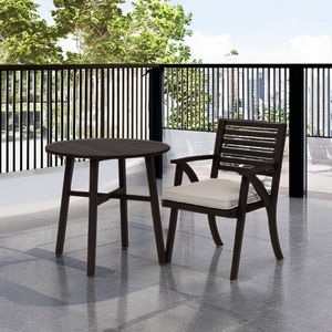 Table de jardin moderne en bois d'acacia Mobilier d'extérieur aspect teck pour une utilisation extérieure pour les villas balcons parcs chambres à coucher-Made Vietnam - Product Image 1