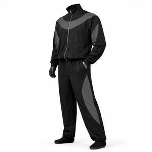 Ensemble coupe-vent personnalisé pour hommes, course à pied, cyclisme, entraînement, randonnée, veste et pantalon coupe-vent légers de haute qualité - Product Image 4