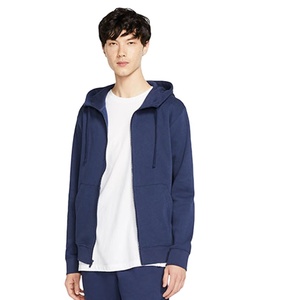 Sweat à capuche zippé oversize pour homme, 490 GSM, coton, polyester, molleton épais, chaud, streetwear, veste, fournisseur d'usine OEM personnalisé - Product Image 2