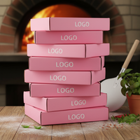 Caja de Envío de Cartón Rosa con Asa, Impresa Personalizada con Logotipo, Hecha con Materiales Reciclados, Diseño Plegable de 2mm para Calcetines