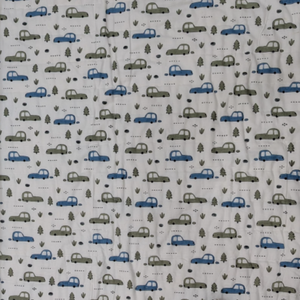 Ensemble de couette pour bébé Jaipuri de qualité supérieure, durable, 60"X40", imprimé à la main, réversible, doux, 100% coton, respectueux de la peau, hypoallergénique - Product Image 3