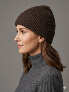 Gorro de Lana de Yak 100% Pura al por Mayor - Gorro de Invierno Unisex Premium, Suave, Transpirable e Hipoalergénico, Gorro de Punto Orgánico - Product Image 3