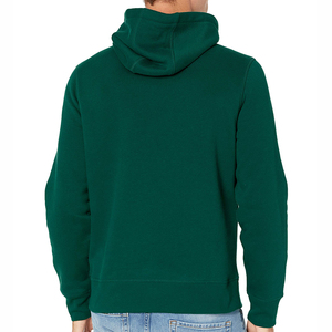 Wholesale Custom Loose Long Sleeve Men's <b>Hoodies</b> <b>Plain</b> Casual Black Regular Fit Fleece Polyester/Cotton Hoodie - Product Image 2
