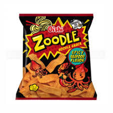 Oishi Zoodle Spicy Seafood Flavor <b>Snack</b> 32g Wholesale Vietnam Crispy <b>Snack</b> - Product Image 1