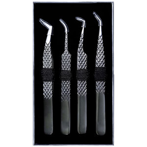 Pinzas Profesionales Antideslizantes de Acero Inoxidable para Extensión de Pestañas, Punta de Fibra, Volumen de Pestañas, Logotipo Personalizado, Marca Privada - Product Image 5