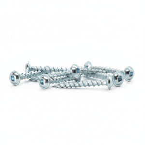 Tornillo para madera de cabeza alomada, métrico/pulgadas, autorroscante, Phillips/Pozi Drive, de acero al carbono/inoxidable, zincado/niquelado, rosca gruesa - Product Image 1