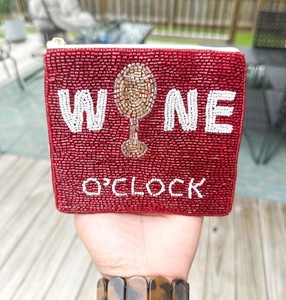 Monedero de mano vintage hecho a mano con cuentas, bolsa de viaje con cremallera, personalizado - Product Image 2