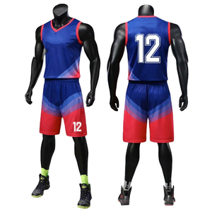 Compre al por Mayor Conjunto de Uniforme de Baloncesto Transpirable y Cálido de 2 Piezas, con Nombre del Equipo Personalizado Cosido en la Parte Delantera, 100% Poliéster de Secado Rápido - Product Image 4