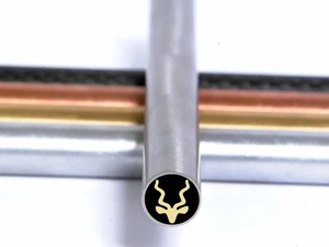 Custom Brass Mosaic Pin Antelope Pattern Stainless Steel Tube Decorative Mosaic Rod for <b>Knife</b> Handle DIY <b>Craft</b> OEM ODM Wholesale - Product Image 1
