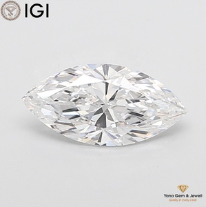 Diamant de laboratoire CVD de qualité supérieure, 3,00 carats, taille marquise, certificat IGI, couleur D, clarté VVS1, pour bague personnalisée - Product Image 1
