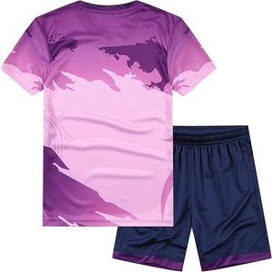 Uniforme de Fútbol OEM en Blanco, Ligero, de Poliéster, Estilo Minimalista, Conjunto de Camiseta y Pantalones Cortos - Product Image 1