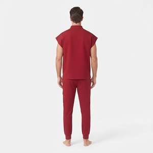 Tenues médicales pour hommes en coton doux et polyester, uniformes d'hôpital, vêtements de travail pour infirmiers, vente en gros - Product Image 2