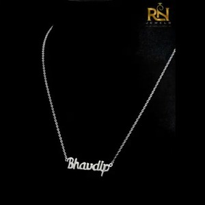 <b>Custom</b> <b>Name</b> <b>Necklace</b> 925 Sterling Silver Lab Grown Diamond Solid 9K/14K/18K Gold Luxury Fine Chain Personalized Gift Jewelry - Product Image 6