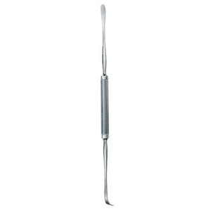 Elevador periostal profesional Obwegeser de 220 mm, instrumento quirúrgico maxilofacial y dental de acero inoxidable de doble punta roma - Product Image 1