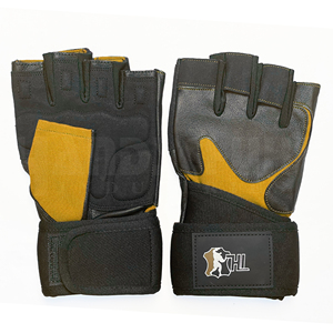 Guantes de Fitness de Medio Dedo con Logotipo Personalizado HANDSCHUHE INDUSTRIES, Cierre de Hebilla para Entrenamiento de Levantamiento de Pesas Unisex - Product Image 1