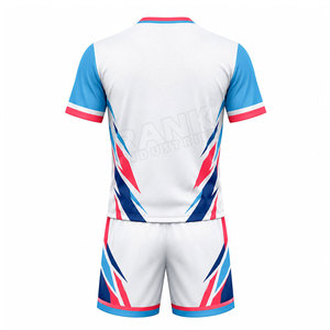 Wholesale <b>Cheap</b> Price Sports Wear Soccer Uniform Best Quality Soccer Uniform 100% Polyester Soccer Uniform - Product Image 2