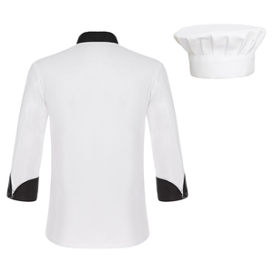 Chaquetas de Chef de Alta Calidad en Lona, Nuevas, Modernas, de Manga Larga/Corta, Cómodas, Unisex, Uniformes para Restaurante y Hotel - Product Image 6