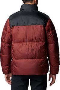 Veste d'hiver pour homme, style doudoune sans duvet, col montant, fermeture éclair, capuche, vêtement d'extérieur décontracté - Product Image 2