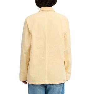 Chaqueta de Trabajo de Lona de Algodón Resistente, Impermeable, Transpirable, Estilo Vintage, con Cuello Camisero y Corte Holgado, Venta al Por Mayor - Product Image 3