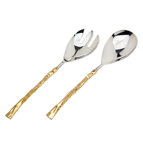 Ensemble de saladiers en laiton, décor feuilles, vaisselle pour hôtels et restaurants, saladiers argentés en promotion - Product Image 2