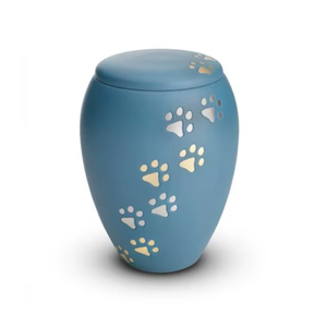 Urnes funéraires miniatures au design classique pour cendres humaines, en métal blanc nacre, petit récipient pour cendres, accessoires funéraires. - Product Image 3