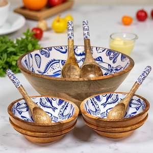 Support à encens en bois de manguier avec impression émaillée, personnalisé, pour bureau, cuisine, table, comptoir, décoration classique, écologique, pour fêtes et mariages - Product Image 3