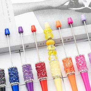 ของขวัญวันเกิดน้ําตาลแก้ว Rhinestone เพิ่มลูกปัดลูกปัดปากกาเครื่องประดับ Sparkle แฮนด์เมดตกแต่งอะคริลิคลูกปัดปากกาลูกปัดปากกา - Product Image 2