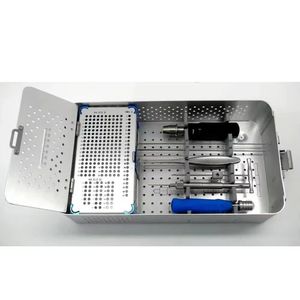 Orthopedic Surgical Instrument Set Stainless Steel Bone <b>Drill</b> <b>Guide</b> Kit Trauma Surgery Instrument Set Medical Sterilization Case - Product Image 2