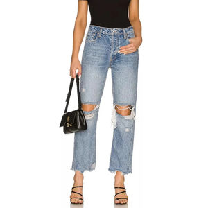 Jeans baggy pour femmes, style rétro streetwear, personnalisables, effet usé, sur mesure, créez votre propre design de jeans baggy pour femmes - Product Image 6