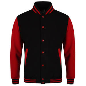 Men's Wool Letterman Varsity <b>Jacket</b> Custom Black with Embroidered Logos Real Leather <b>Waterproof</b> Made Pakistan for <b>Winter</b> Season - Product Image 6