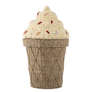 Panier en forme de coquillage, fait main, pour le rangement, vente en gros, écologique, fabriqué au Vietnam - Product Image 1