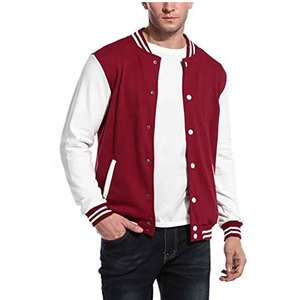 Best Quality Wholesale <b>Men</b> <b>Leather</b> Baseball Varsity <b>Jacket</b> <b>Men</b> Plain Blank Varsity Letterman <b>Jackets</b> - Product Image 1