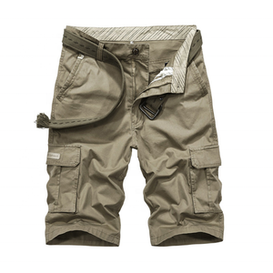 Pantalones cortos de algodón de alta calidad, Pantalón Cargo, secado rápido, hasta la rodilla, 6 bolsillos, gran oferta - Product Image 1