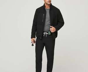 Chaqueta Médica de Aspecto Elegante con Tela Ligera y Duradera y Ajuste Profesional Cómodo - Product Image 3