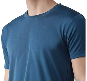 Camiseta de Hombre de Algodón 100% Pesado, Cuello Redondo, Manga Corta, Estilo Hip Hop, Diseño con Logotipo Antiarrugas, Camiseta Deportiva - Product Image 6