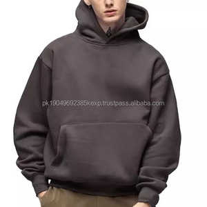 Sudadera con Capucha Personalizada al por Mayor, Estilo Casual, Hombros Caídos, Sudadera con Capucha de Algodón para Hombre - Product Image 1