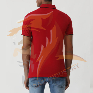 เสื้อโปโลผู้ชายลำลองขายดี พิมพ์โลโก้ตามสั่ง สีพื้น ระบายอากาศ แห้งเร็ว - Product Image 3