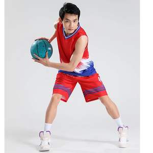 ผู้ผลิตขายส่ง ชุดบาสเก็ตบอลแขนกุดฤดูร้อน ออกแบบตามสั่ง แห้งเร็ว 100% โพลีเอสเตอร์ ราคาแข่งขัน - Product Image 5